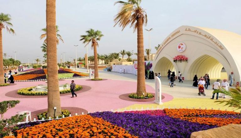Parque de flores en Yeda, Arabia Saudí visitado en el tour cultural de Passion Dubai Tours
