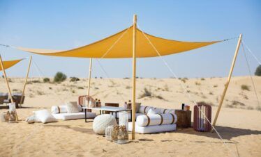 Cena privada en el desierto de Dubai