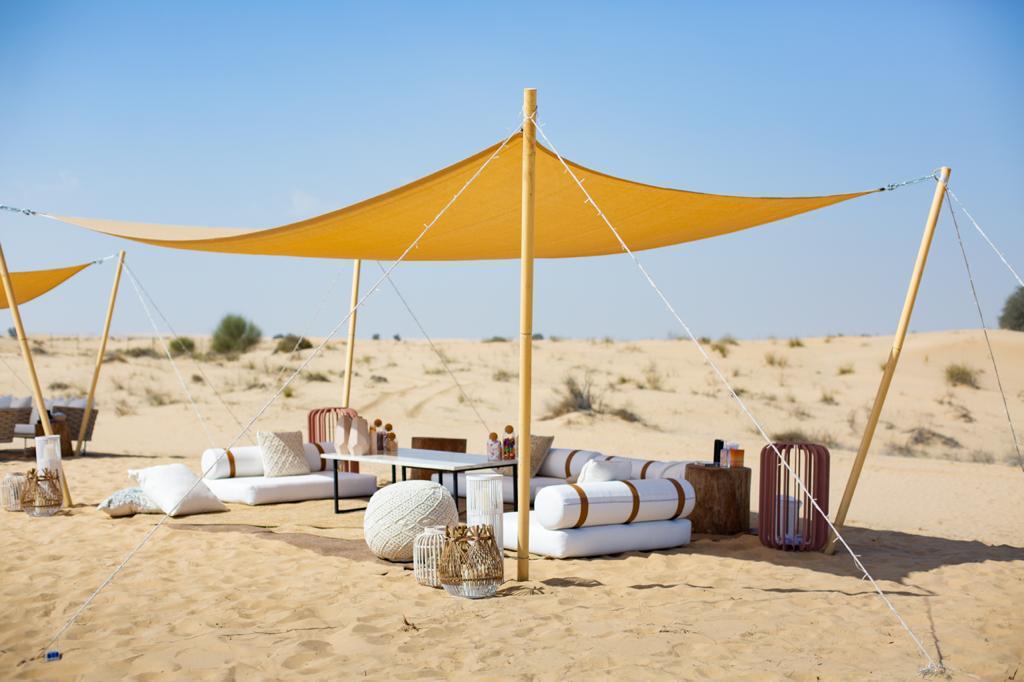 Cena privada en el desierto de Dubai
