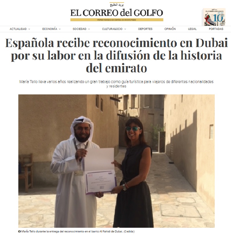 El Correo del Golfo Passion Dubai Tours- Departamento Cultura de Dubai